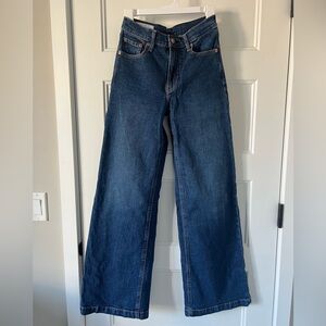 GAP Dark Blue Wide Leg Jeans